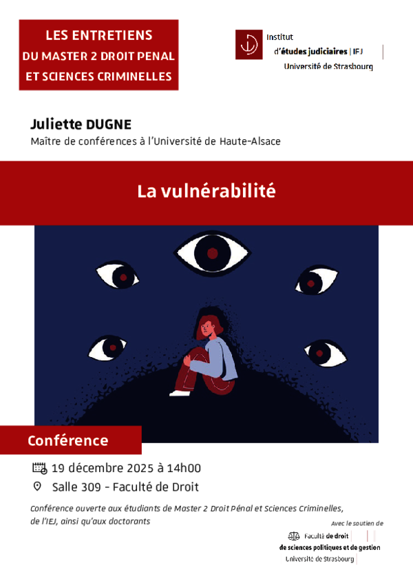 Affiche de la conférence