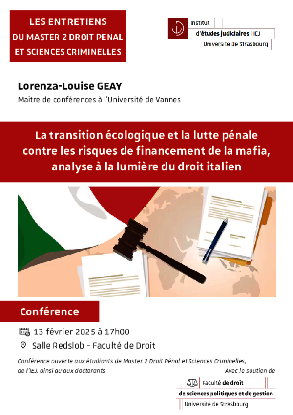 Affiche de la conférence