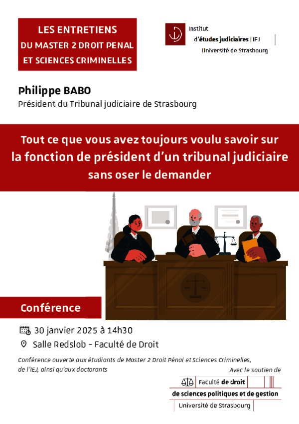 Affiche de la conférence