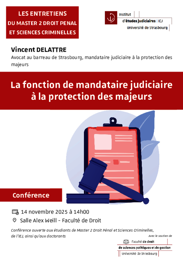 Affiche de la conférence