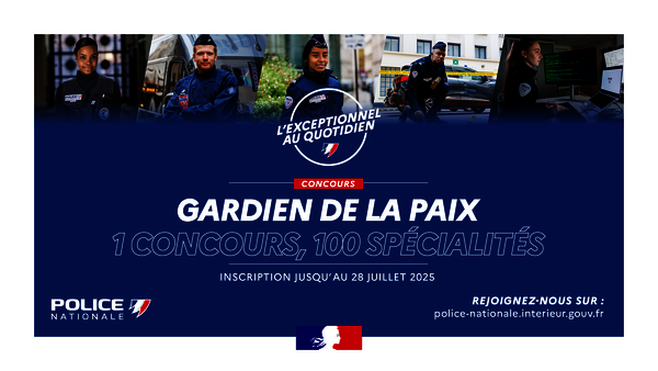 Affiche Recrutement Police Nationale