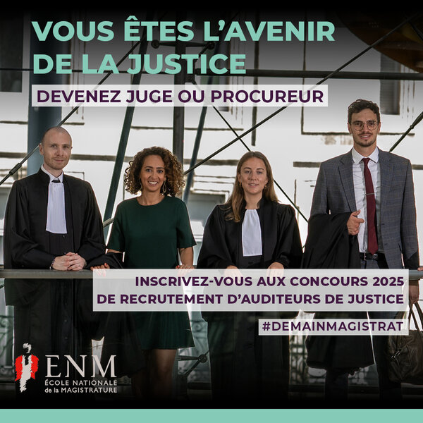 Recrutement d'auditeurs de justice