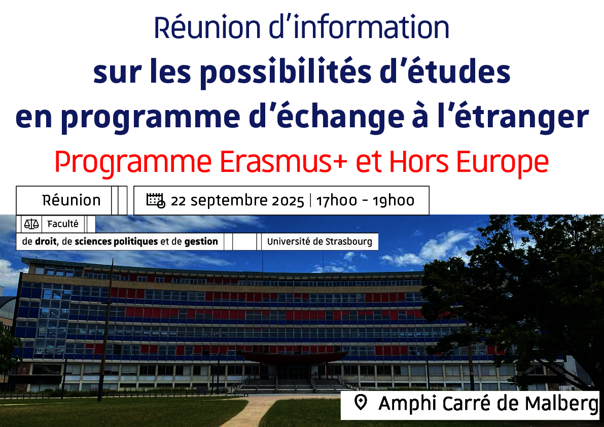 Affiche de la réunion d'information du 22 septembre 2025