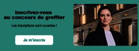Ouverture des inscriptions au concours de greffier