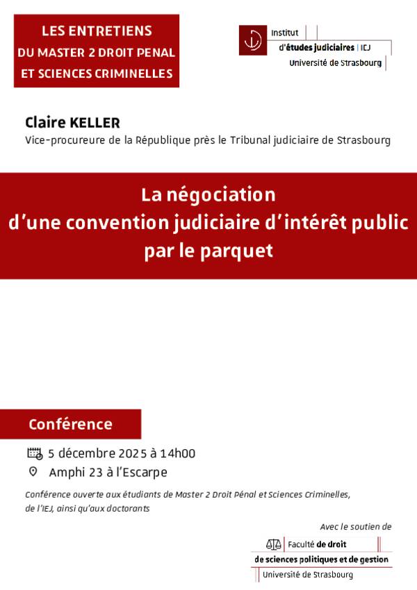 Affiche de la conférence