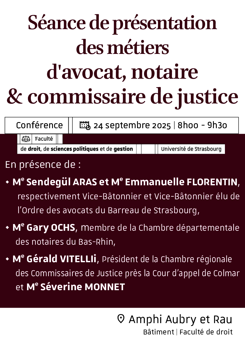 Affiche de la conférence
