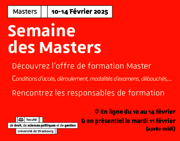 Affiche de la Semaine des Masters