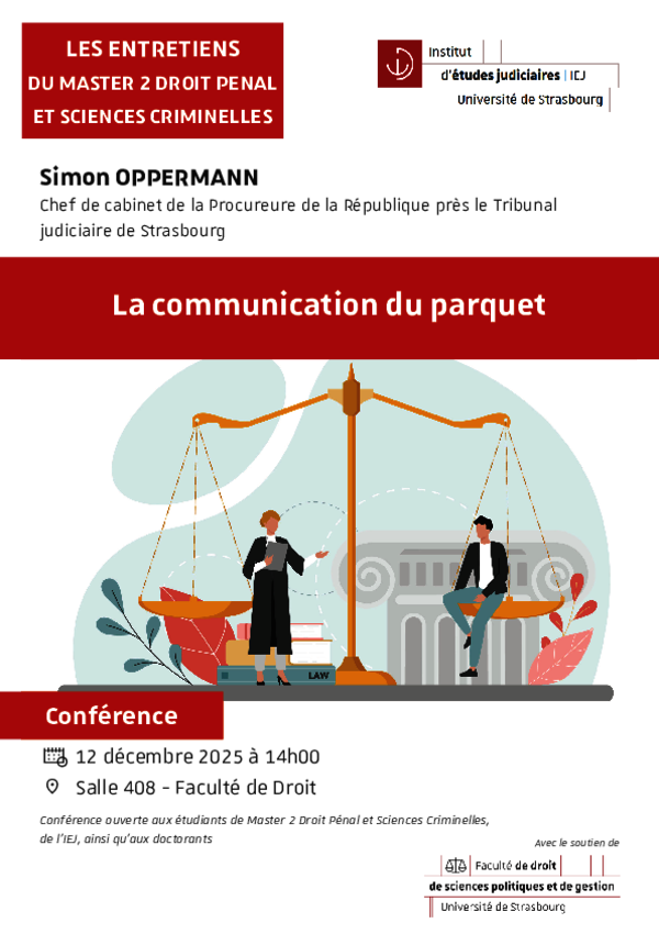 Affiche de la conférence