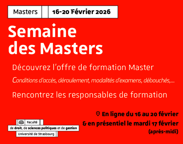 Affiche de la Semaine des Masters