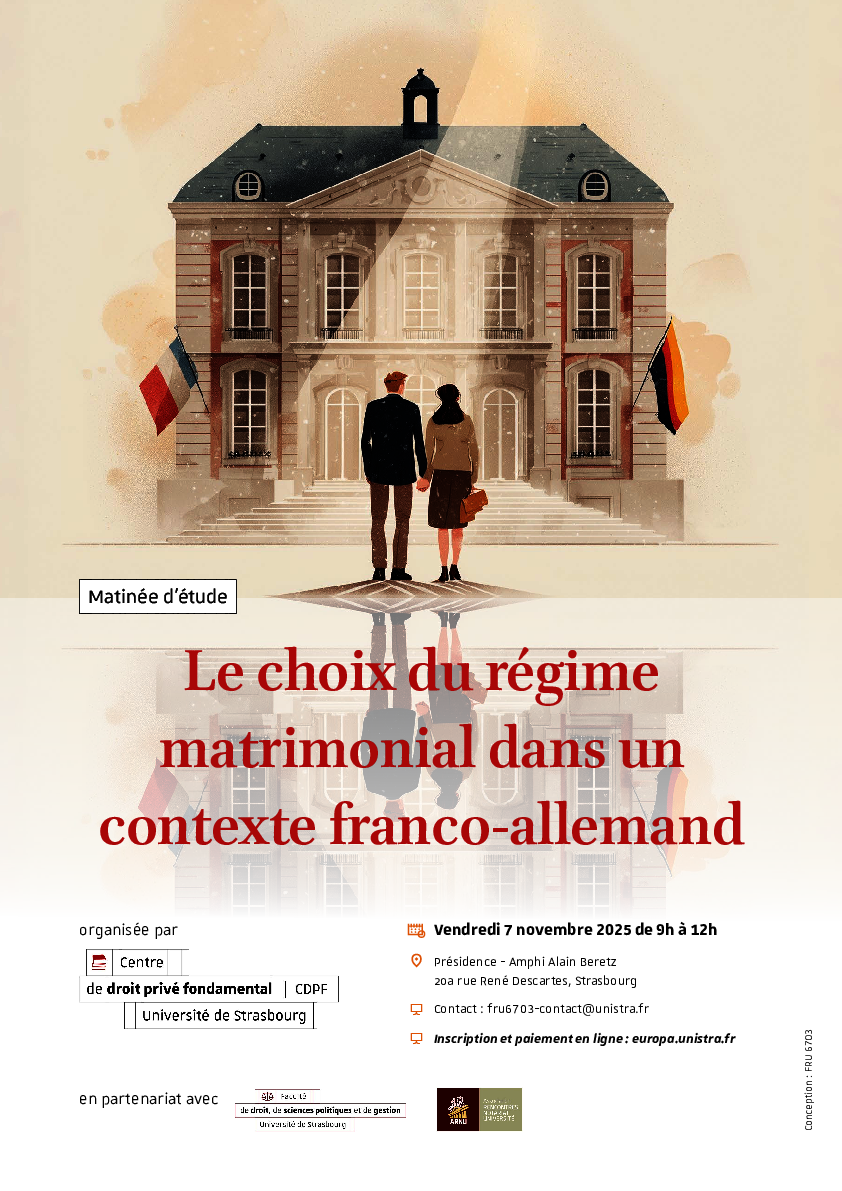 Affiche de la matinée d'étude