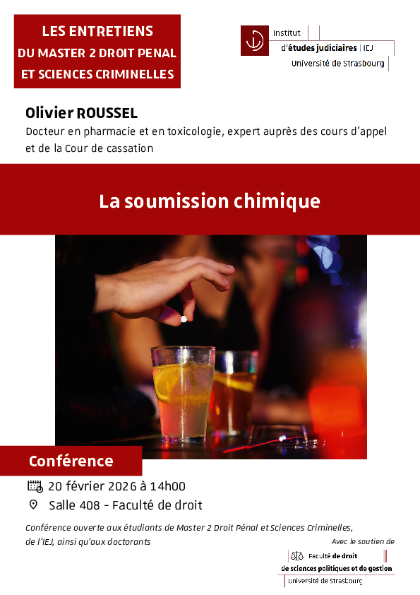 Affiche de la conférence